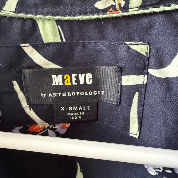 Anthropologie Maeve Zooey Bubble Sleeve Blouse - Picture 2 of 2